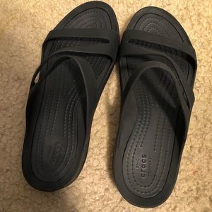 Croc sandals